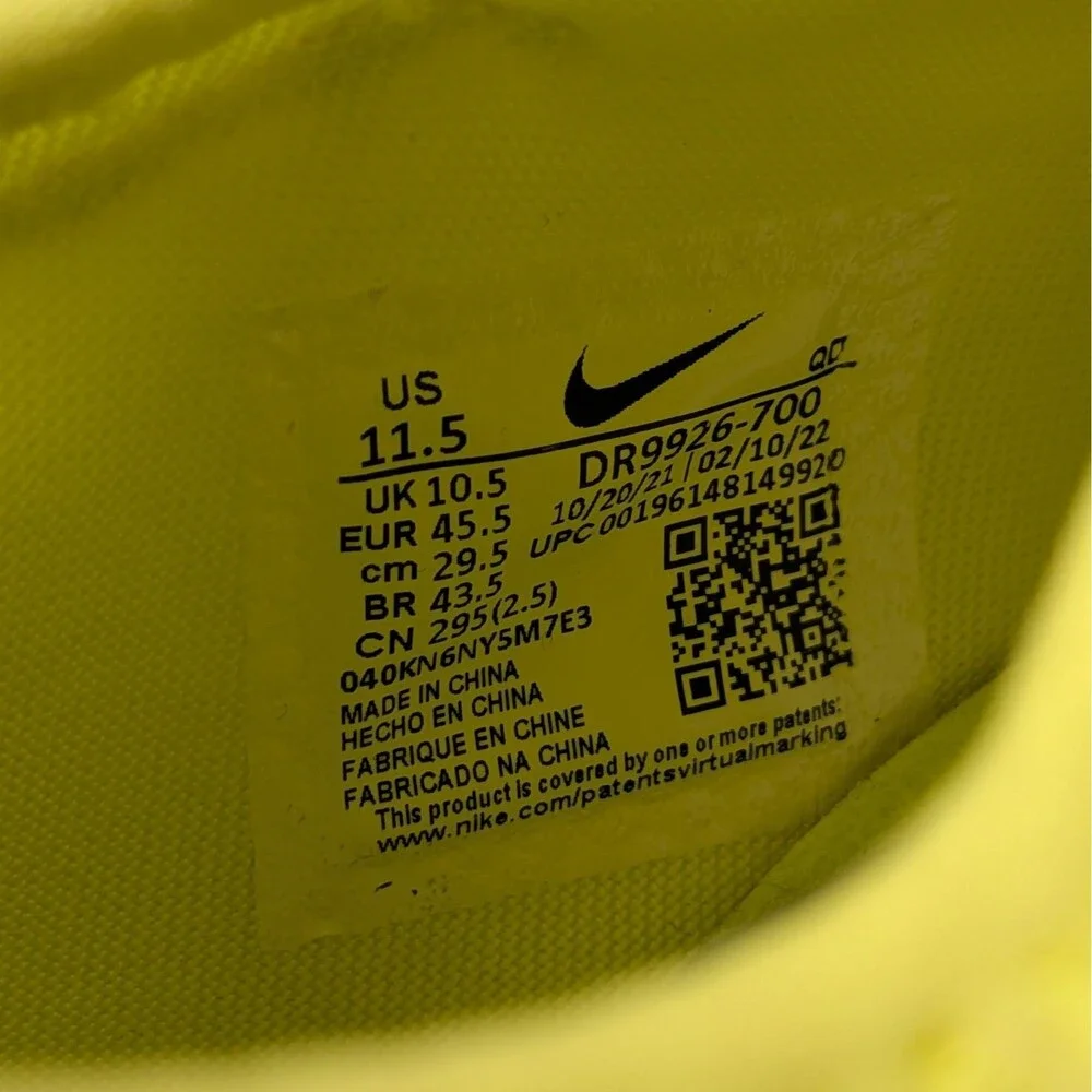 Nike Zoom Pole Vault Elite Men's 11.5 Volt Track Field Jumping Shoes DR9926-700